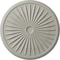 Ekena Millwork Leandros Ceiling Medallion (Fits Canopies up to 5"), 33 1/8"OD x 3 1/2"ID x 1 3/8"P, Pot of Cream CM33LEPCF - alternate 1